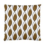 Brown Minimalist Leaves  Standard Cushion Case (Two Sides) Front