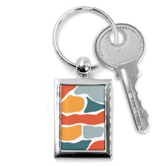 Geometric Bricks   Key Chain (rectangle) by ConteMonfreyShop