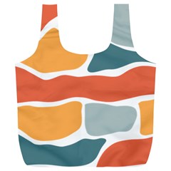 Geometric Bricks   Full Print Recycle Bag (xl) by ConteMonfreyShop