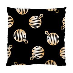 Gold Ornaments Black Standard Cushion Case (one Side) by TetiBright