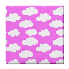 Purple Clouds   Tile Coaster by ConteMonfreyShop