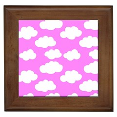 Purple Clouds   Framed Tile by ConteMonfreyShop