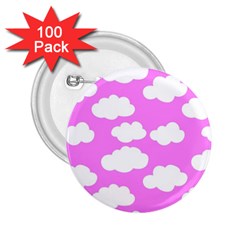 Purple Clouds   2 25  Button (100 Pack)