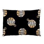 Gold Ornaments Black Pillow Case (Two Sides) Front