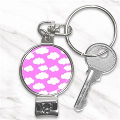 Purple Clouds   Nail Clippers Key Chain by ConteMonfreyShop