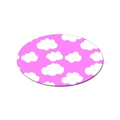 Purple Clouds   Sticker Oval (100 Pack) by ConteMonfreyShop