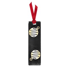 Gold Ornaments Black Small Book Marks