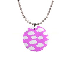 Purple Clouds   1  Button Necklace by ConteMonfreyShop