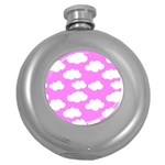 Purple Clouds   Hip Flask (5 oz) Front