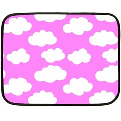 Purple Clouds   Double Sided Fleece Blanket (mini) by ConteMonfreyShop