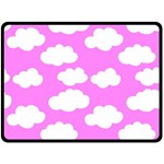 Purple Clouds   Fleece Blanket (Large) 80 x60  Blanket Front