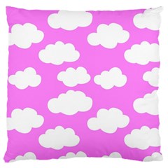 Purple Clouds   Large Cushion Case (one Side) by ConteMonfreyShop