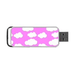 Purple Clouds   Portable Usb Flash (two Sides) by ConteMonfreyShop