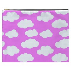 Purple Clouds   Cosmetic Bag (xxxl)