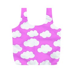 Purple Clouds   Full Print Recycle Bag (m) by ConteMonfreyShop