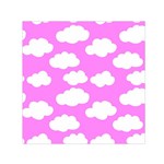 Purple Clouds   Square Satin Scarf (30  x 30 ) Front