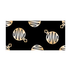 Gold Ornaments Black Yoga Headband