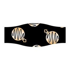 Gold Ornaments Black Stretchable Headband