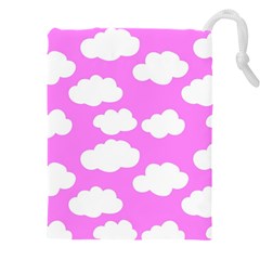 Purple Clouds   Drawstring Pouch (4xl) by ConteMonfreyShop