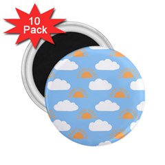 Sun And Clouds  2 25  Magnet (10 Pack) by ConteMonfreyShop