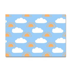 Sun And Clouds  Sticker A4 (10 Pack)