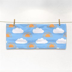 Sun And Clouds  Hand Towel