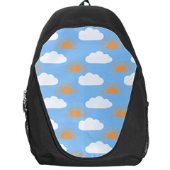 Sun And Clouds  Backpack Bag by ConteMonfreyShop