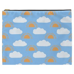 Sun And Clouds  Cosmetic Bag (xxxl)