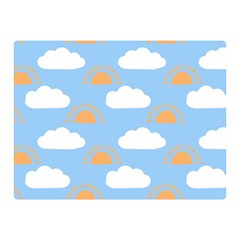 Sun And Clouds  Double Sided Flano Blanket (mini)