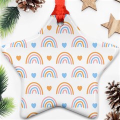 Rainbow Pattern   Ornament (star) by ConteMonfreyShop