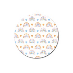 Rainbow Pattern   Magnet 3  (round) by ConteMonfreyShop