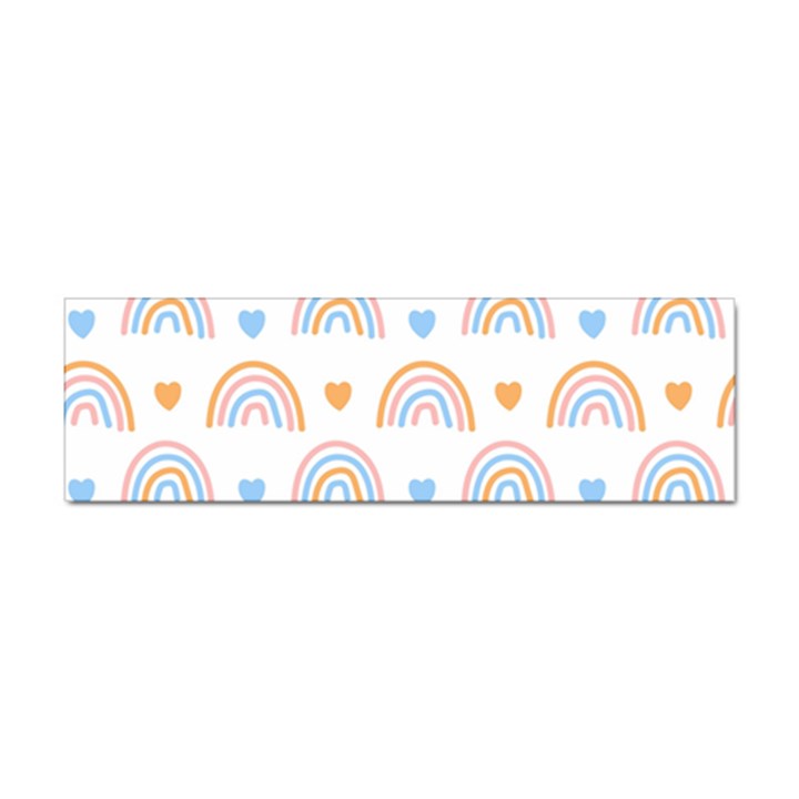 Rainbow Pattern   Sticker Bumper (10 pack)