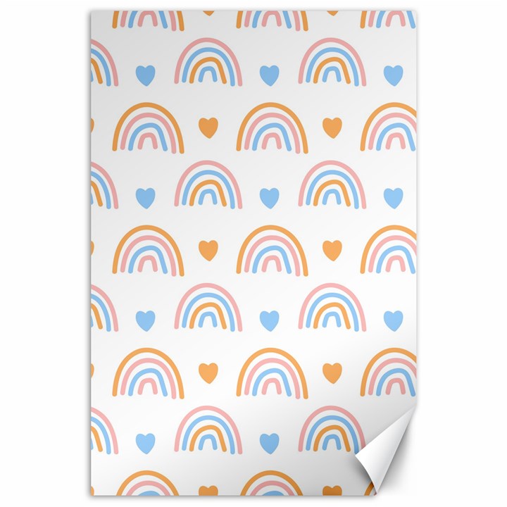 Rainbow Pattern   Canvas 24  x 36 