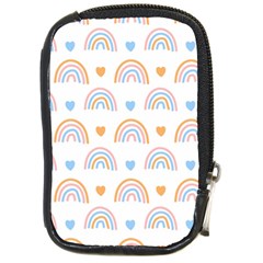 Rainbow Pattern   Compact Camera Leather Case by ConteMonfreyShop