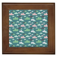 Llama Clouds   Framed Tile by ConteMonfreyShop