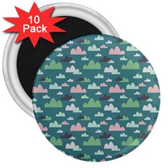 Llama Clouds   3  Magnet (10 Pack) by ConteMonfreyShop