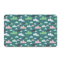 Llama Clouds   Magnet (rectangular) by ConteMonfreyShop