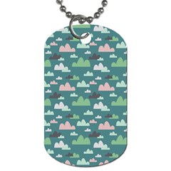 Llama Clouds   Dog Tag (one Side) by ConteMonfreyShop