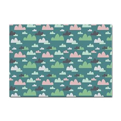 Llama Clouds   Sticker A4 (10 Pack)