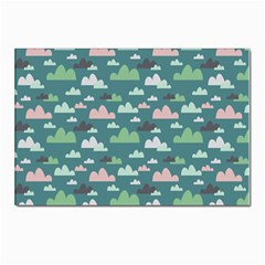 Llama Clouds   Postcard 4 x 6  (pkg Of 10)