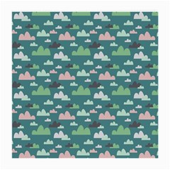 Llama Clouds   Medium Glasses Cloth (2 Sides) by ConteMonfreyShop