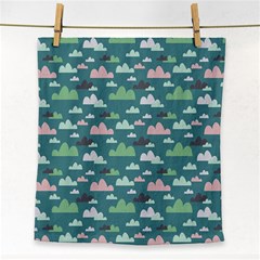 Llama Clouds   Face Towel by ConteMonfreyShop