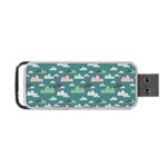 Llama Clouds   Portable USB Flash (Two Sides) Front