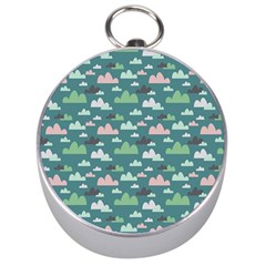 Llama Clouds   Silver Compass by ConteMonfreyShop