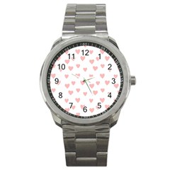 Small Cute Hearts   Sport Metal Watch by ConteMonfreyShop