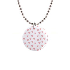 Small Cute Hearts   1  Button Necklace by ConteMonfreyShop