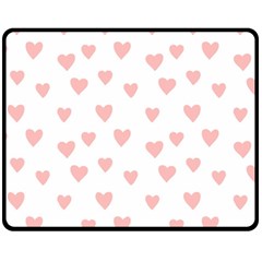 Small Cute Hearts   Fleece Blanket (medium)