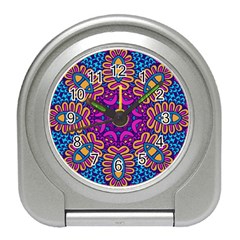 Mandala Fishes Travel Alarm Clock by ConteMonfreyShop