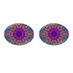 Mandala Fishes Cufflinks (oval) by ConteMonfreyShop