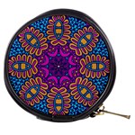 Mandala Fishes Mini Makeup Bag Front